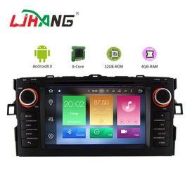 چین آندروید 8.0 تویوتا ماشین دی وی دی پلیر با 7 اینچ صفحه لمسی MP3 MP4 رادیو کارخانه
